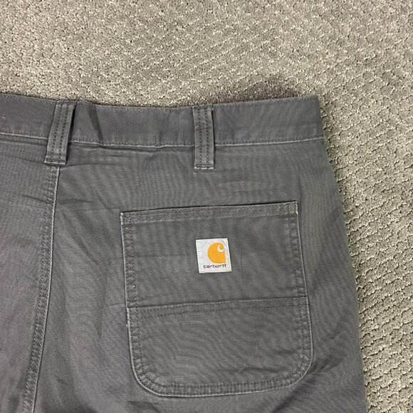Carhartt Rugged Flex Relaxed Fit Canvas Work Pants Men's 38 x 30 Fits 39x29 Gray - Picture 7 of 16